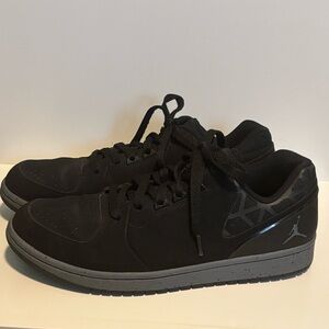 Nike Air Jordan 1 Flight 3 Low Black Grey Sz: 10.5